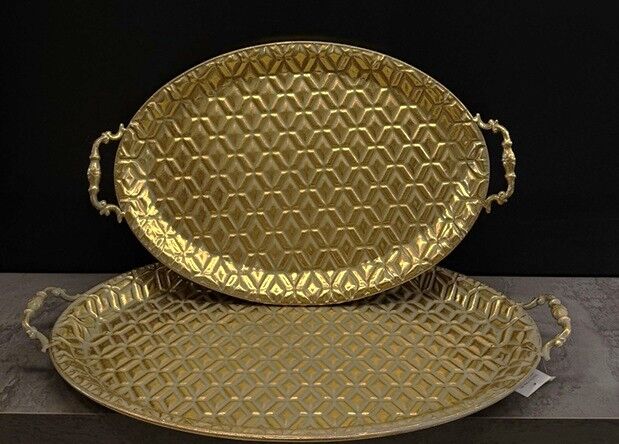 METAL OVAL TEPSİ 2Lİ SET