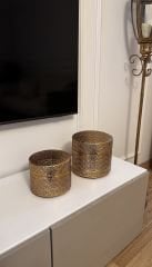 METAL DEKOR KUTU 2Lİ SET