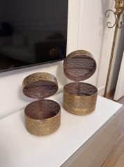 METAL DEKOR KUTU 2Lİ SET