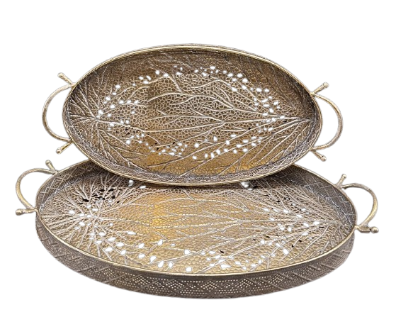 METAL TEPSİ 2Lİ SET