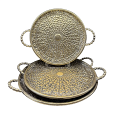 METAL TEPSİ 3LÜ SET