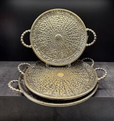 METAL TEPSİ 3LÜ SET