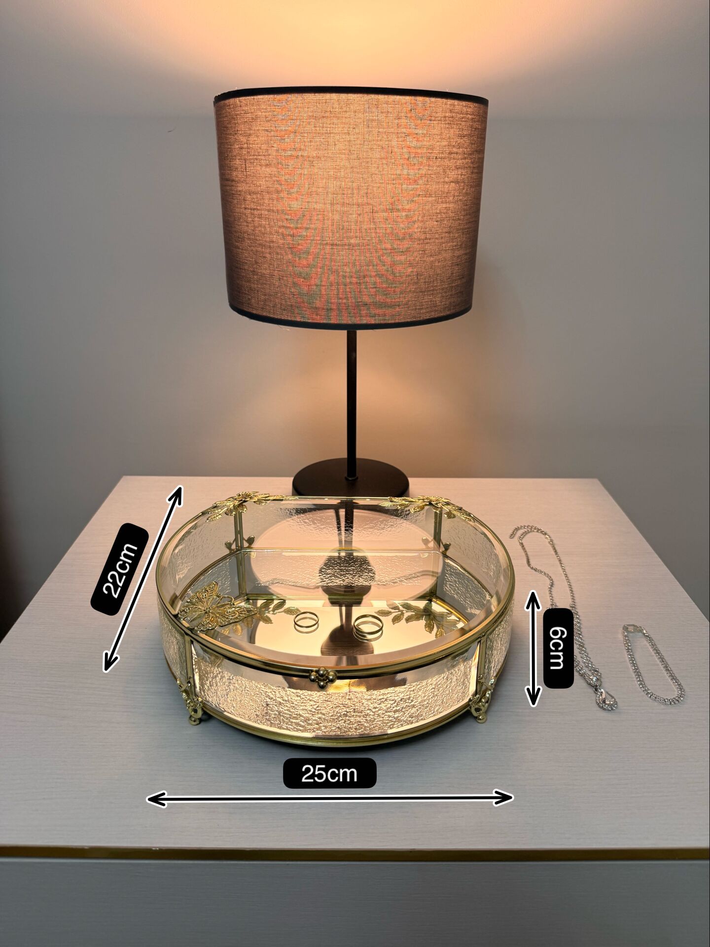 TERARYUM KUTU ÇİÇEK MOTİFLİ