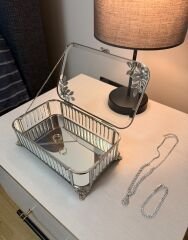 TERARYUM KUTU ÇİÇEK MOTİFLİ