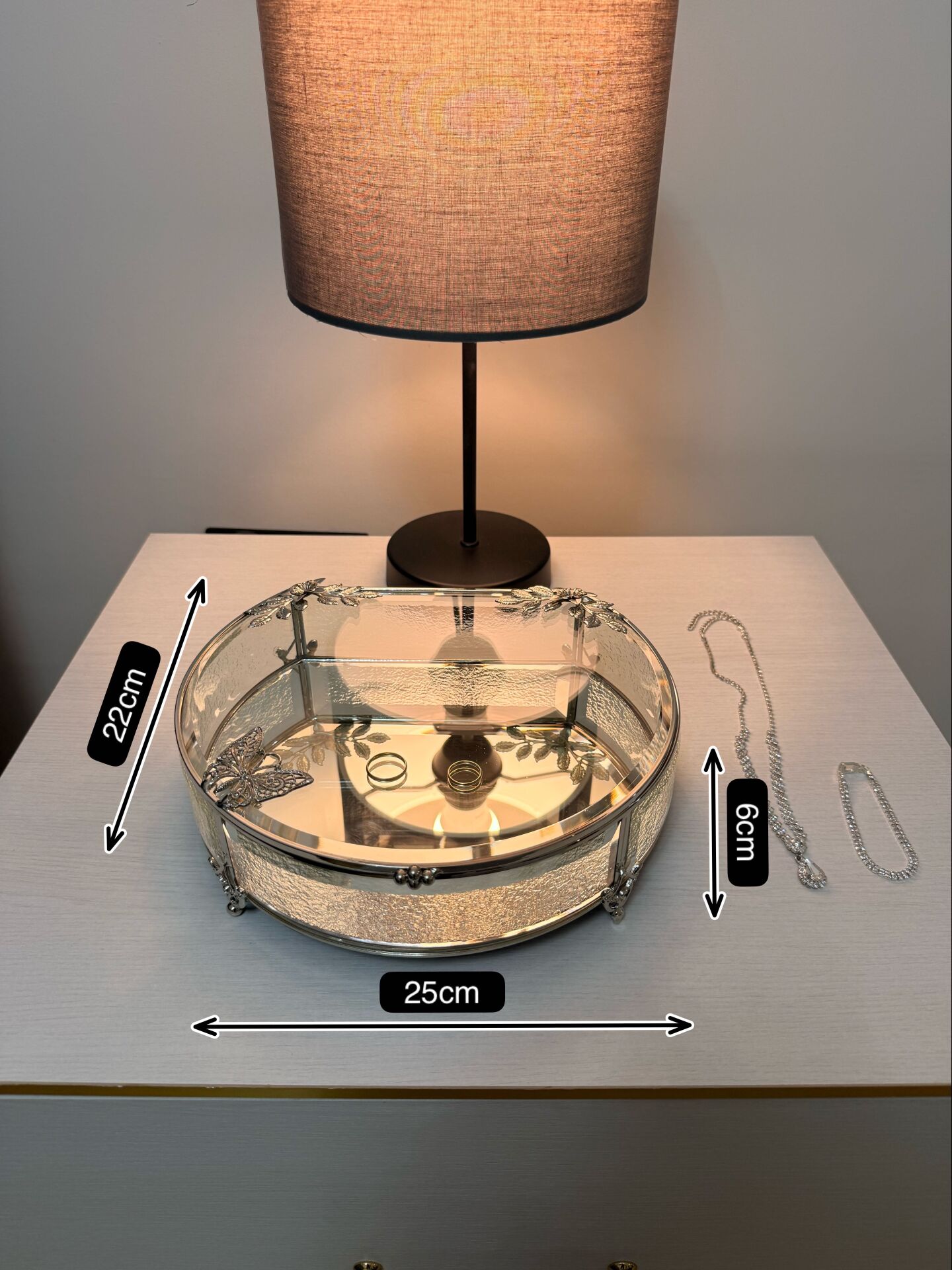 TERARYUM KUTU ÇİÇEK MOTİFLİ