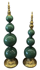 METAL TOP ALEM DEKOR 2Lİ SET