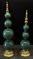 METAL TOP ALEM DEKOR 2Lİ SET