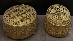 METAL DEKORATİF KUTU 2Lİ SET