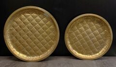 METAL TEPSİ 2Lİ SET