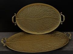 METAL TEPSİ 2Lİ SET