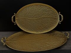 METAL TEPSİ 2Lİ SET