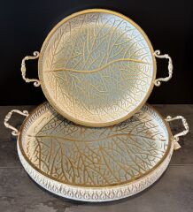 METAL TEPSİ 2Lİ SET