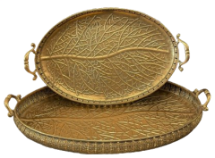 METAL TEPSİ 2Lİ SET