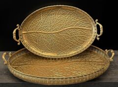 METAL TEPSİ 2Lİ SET