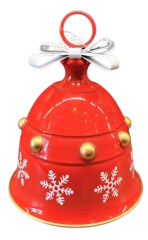 METAL YILBAŞI ÇAN KAR MOTİFLİ