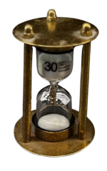 METAL-CAM KUM SAATİ