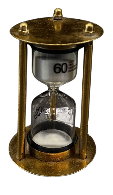 METAL-CAM KUM SAATİ