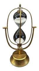 METAL-CAM KUM SAATİ