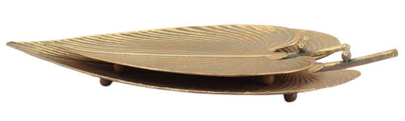 METAL YAPRAK TABAK 2Lİ SET