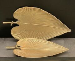 METAL YAPRAK TABAK 2Lİ SET