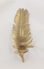 METAL YAPRAK APLİK MUMLUK