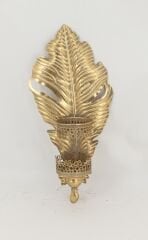 METAL YAPRAK APLİK MUMLUK