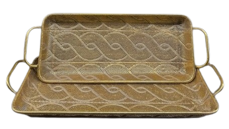 METAL TEPSİ 2Lİ SET