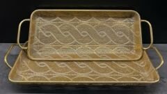 METAL TEPSİ 2Lİ SET