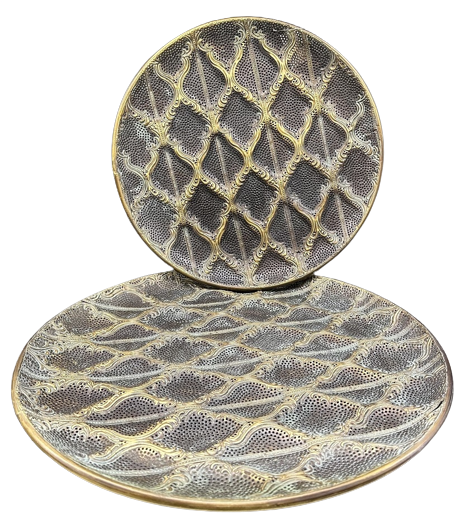 METAL YUVARLAK TEPSİ 2Lİ SET