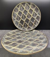 METAL YUVARLAK TEPSİ 2Lİ SET