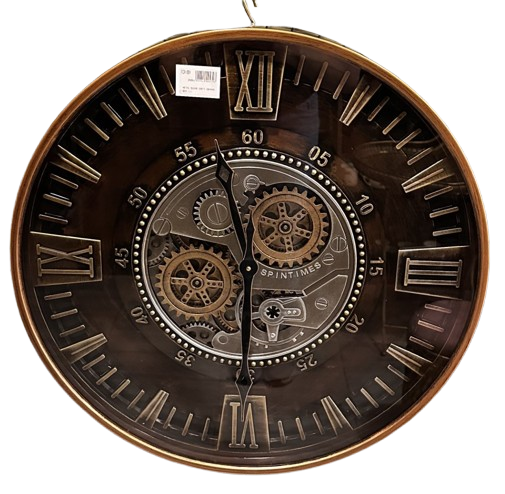 METAL ÇARKLI DUVAR SAATİ