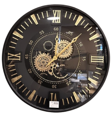 METAL ÇARKLI DUVAR SAATİ