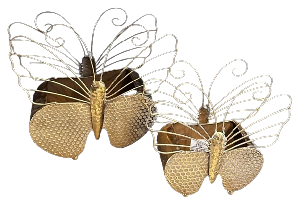 METAL KELEBEK SAKSI 2Lİ SET