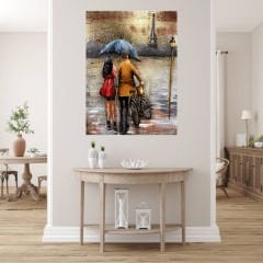 METAL 3 BOYUTLU DUVAR TABLOSU