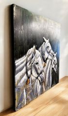 METAL 3 BOYUTLU DUVAR TABLOSU