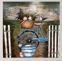 METAL 3 BOYUTLU DUVAR TABLOSU