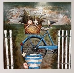 METAL 3 BOYUTLU DUVAR TABLOSU