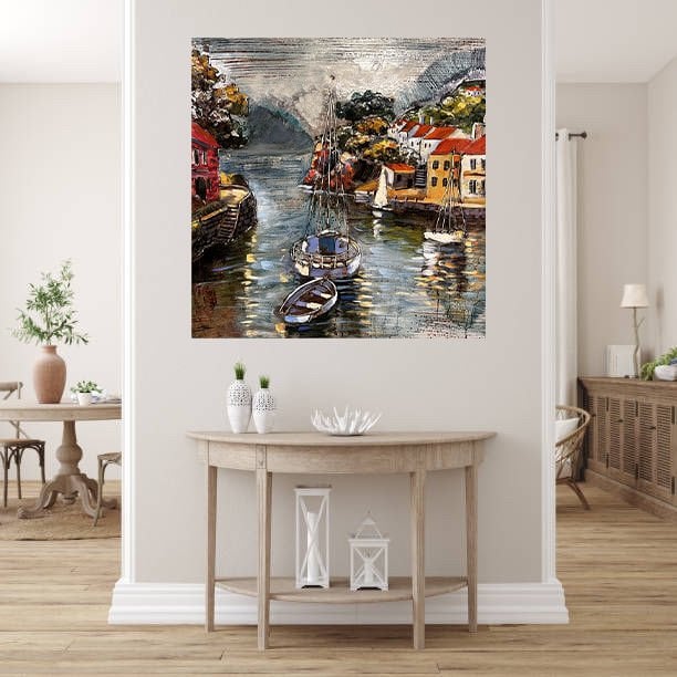 METAL 3 BOYUTLU DUVAR TABLOSU