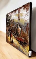 METAL 3 BOYUTLU DUVAR TABLOSU