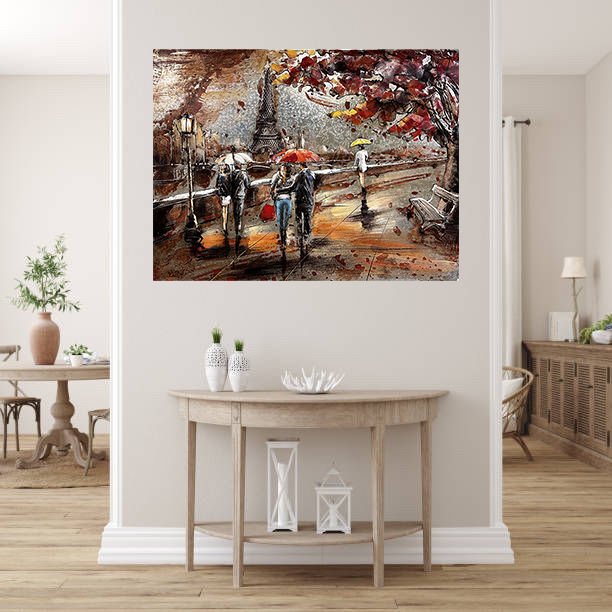 METAL 3 BOYUTLU DUVAR TABLOSU