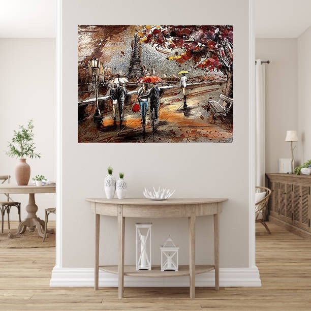 METAL 3 BOYUTLU DUVAR TABLOSU