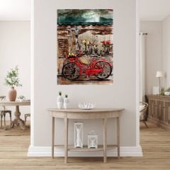 METAL 3 BOYUTLU DUVAR TABLOSU