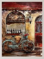 METAL 3 BOYUTLU DUVAR TABLOSU