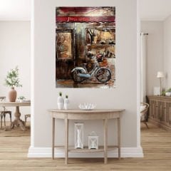 METAL 3 BOYUTLU DUVAR TABLOSU