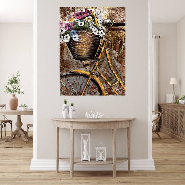 METAL 3 BOYUTLU DUVAR TABLOSU