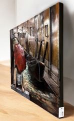 METAL 3 BOYUTLU DUVAR TABLOSU