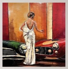 METAL 3 BOYUTLU DUVAR TABLOSU