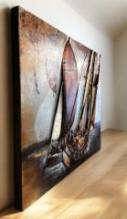 METAL 3 BOYUTLU DUVAR TABLOSU