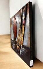 METAL 3 BOYUTLU DUVAR TABLOSU