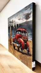 METAL 3 BOYUTLU DUVAR TABLOSU